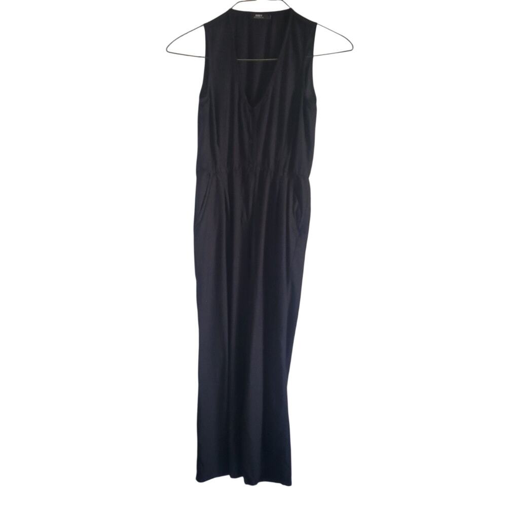 Obey Black Cropped Sleeveless Jumpsuit XS Beachy Streetwear